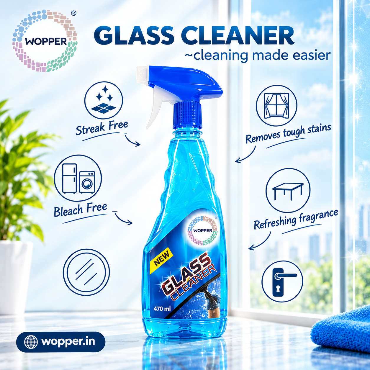Wopper Glass Cleaner